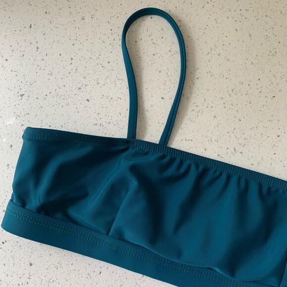 NWT Suboo Matte Square Bikini Top Teal Size 4 - Picture 5 of 12